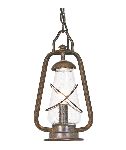 Elstead MINERS CHAIN Garden Hanging Lantern